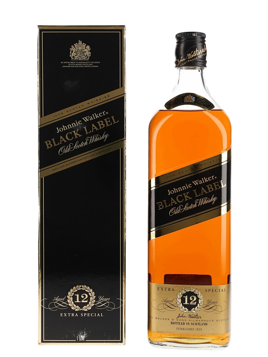Johnnie Walker Black Label 12 Year Old Bottled 2000s 100cl / 43%