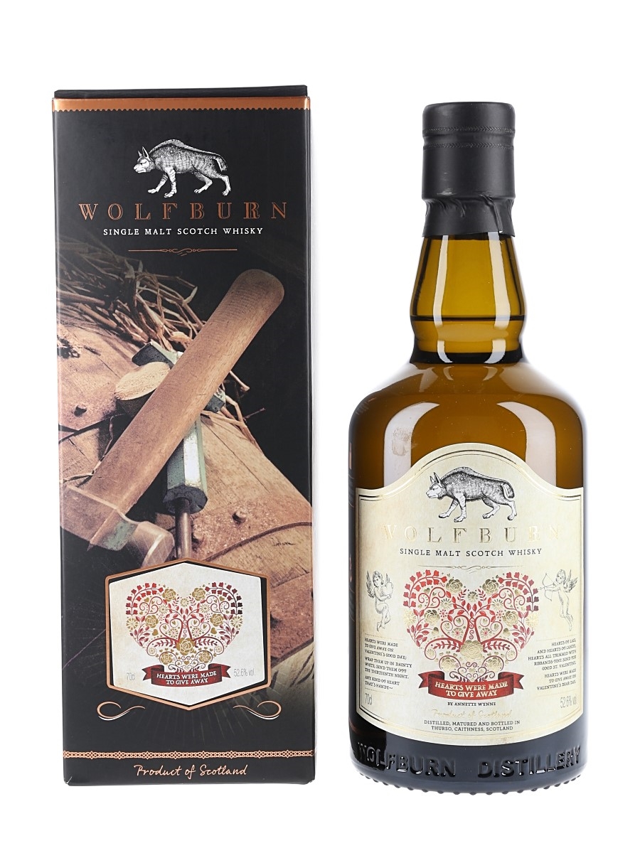 Wolfburn Valentine's Day Special Release Hearts Were Made To Give Away 70cl / 52.6%