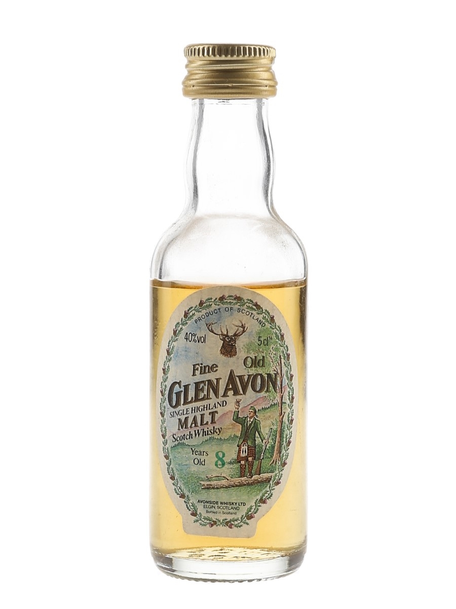 Glen Avon 8 Year Old Bottled 1990s 5cl / 40%