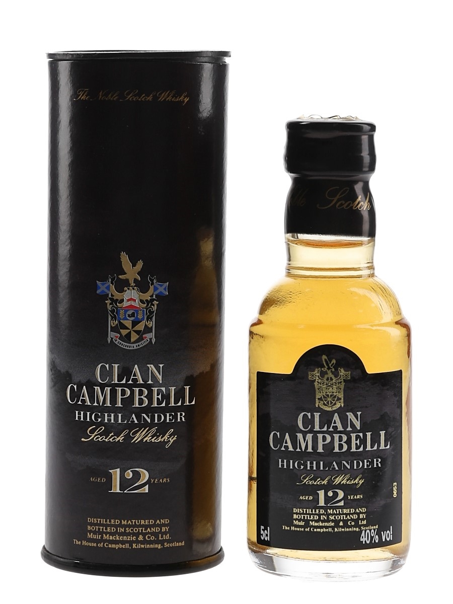 Clan Campbell 12 Year Old  5cl / 40%