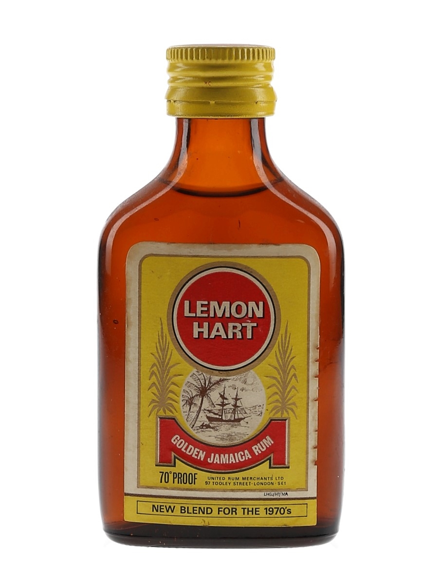 Lemon Hart Golden Jamaica Rum Bottled 1970s 5cl / 40%