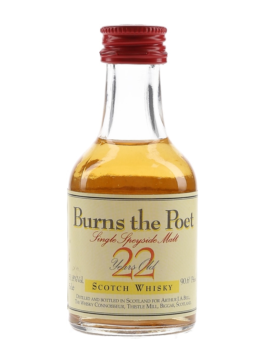 Linkwood 1972 22 Year Old Burns The Poet The Whisky Connoisseur - The Robert Burns Collection 5cl / 51.8%