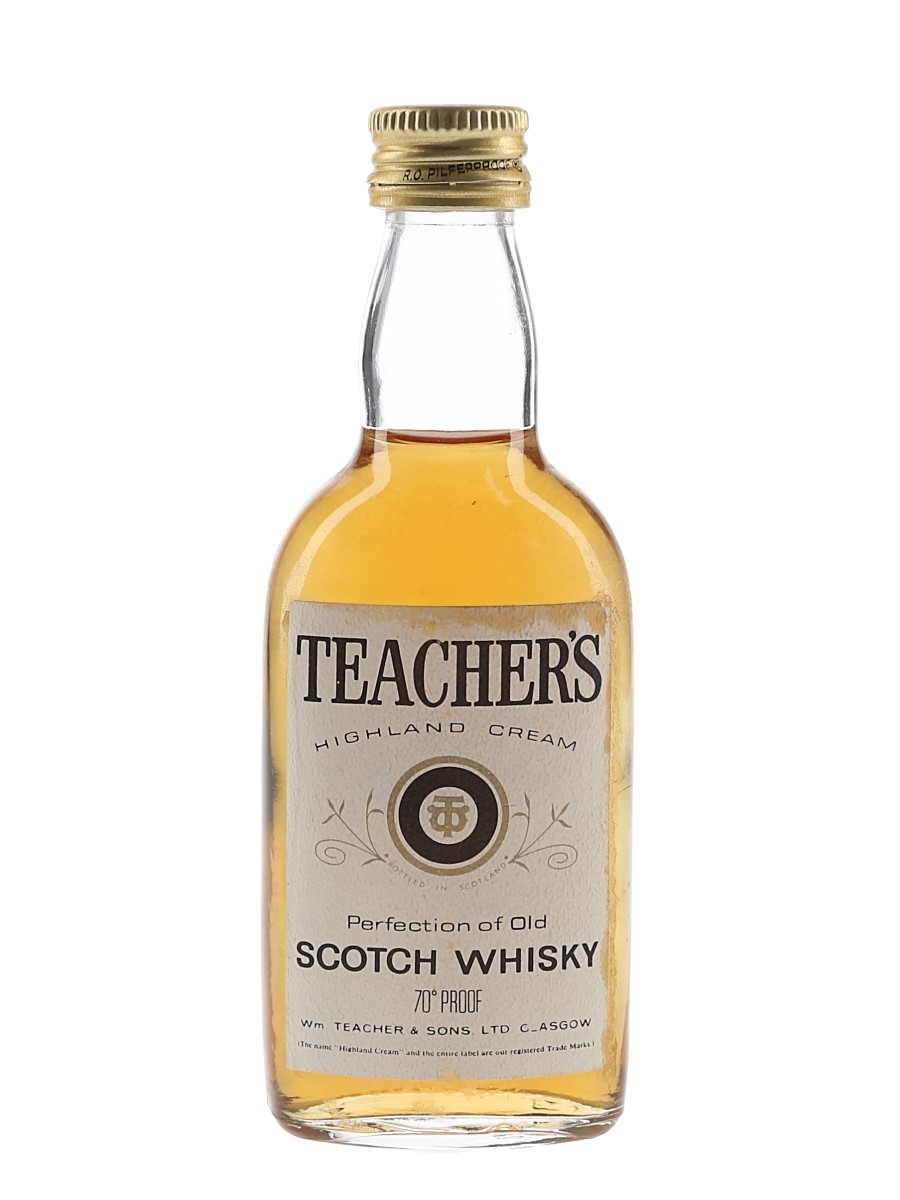 Teacher's Highland Cream Bottled 1960s 5cl / 40%