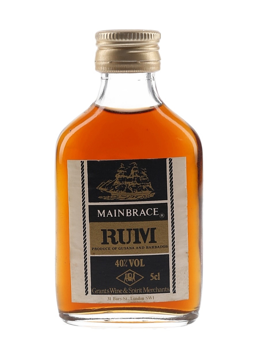 Mainbrace Rum Bottled 1980s - Grants Wine & Spirit Merchants 5cl / 40%