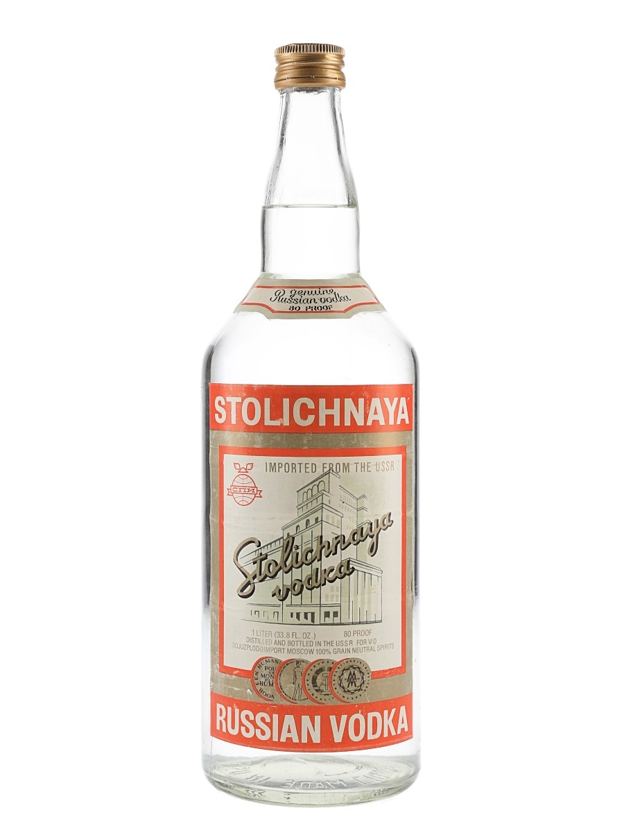 Stolichnaya Russian Vodka  100cl / 40%