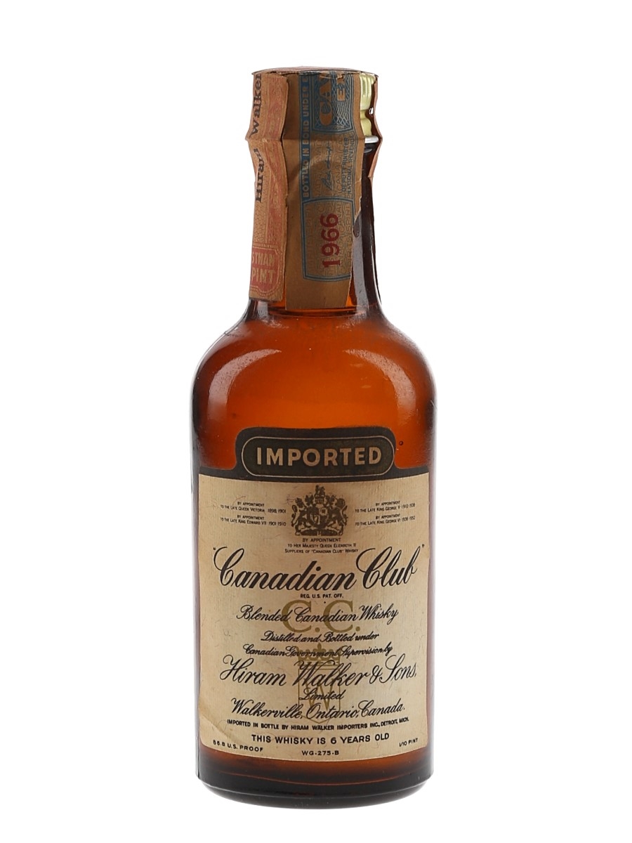 Canadian Club 1966 6 Year Old  4.7cl / 43.4%
