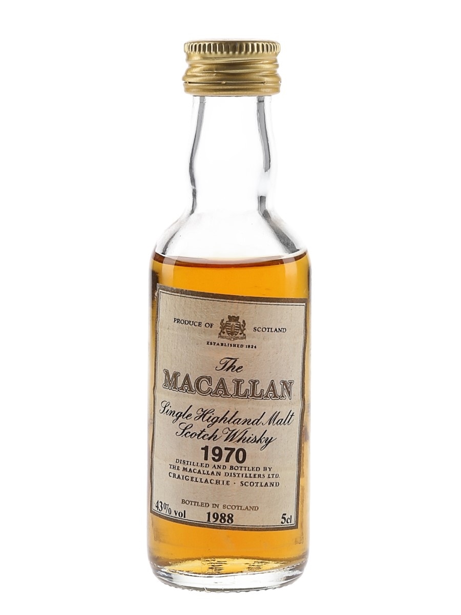 Macallan 1970 Bottled 1988 5cl / 43%