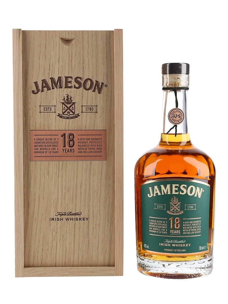 Jameson 18 Year Old  70cl / 40%