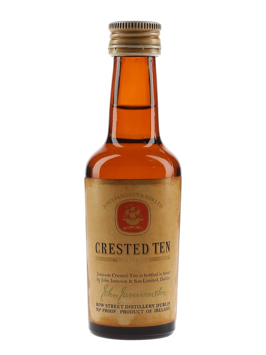 Jameson Crested Ten Bottled 1970s - Bow Street Distillery 7cl / 40%