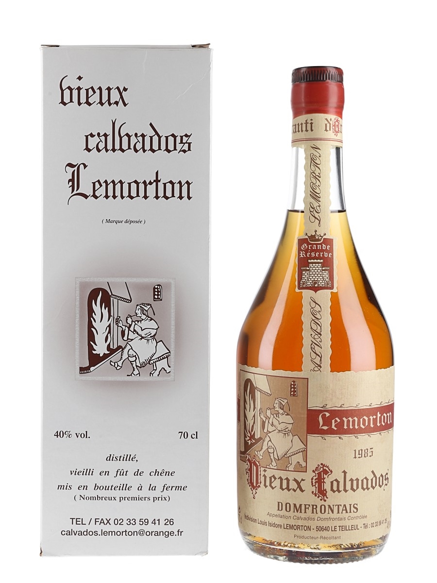 Lemorton 1985 Vieux Calvados Domfrontais Marussia Beverages 70cl / 40%