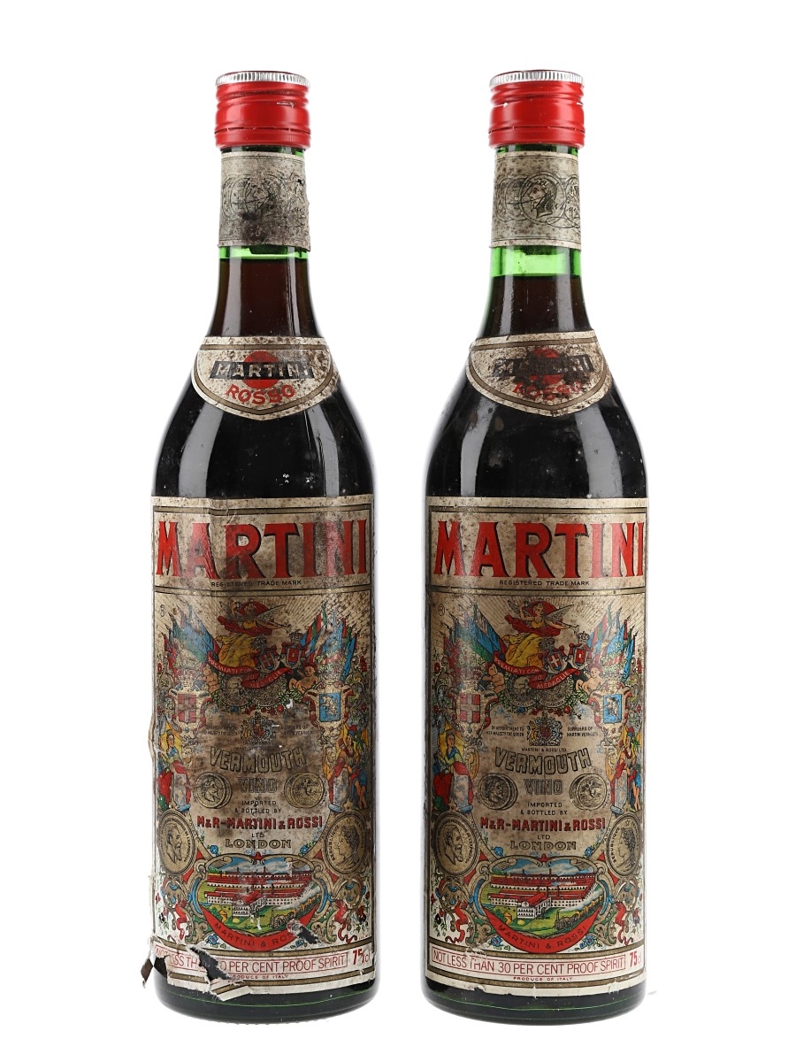 Martini Rosso Vermouth Bottled 1970s-1980s 2 x 75cl / 17%