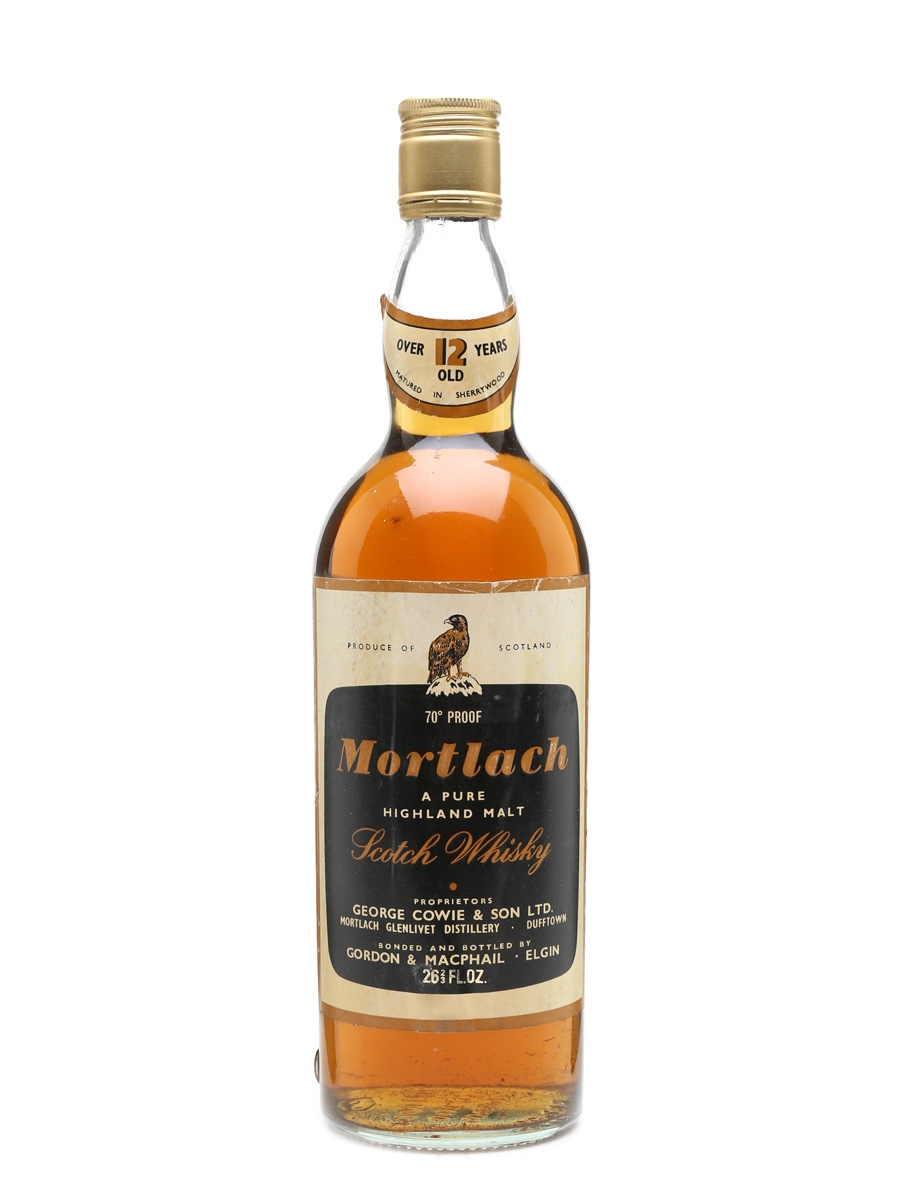 Mortlach 12 Year Old Gordon & MacPhail Bottled 1970s 75cl / 40%