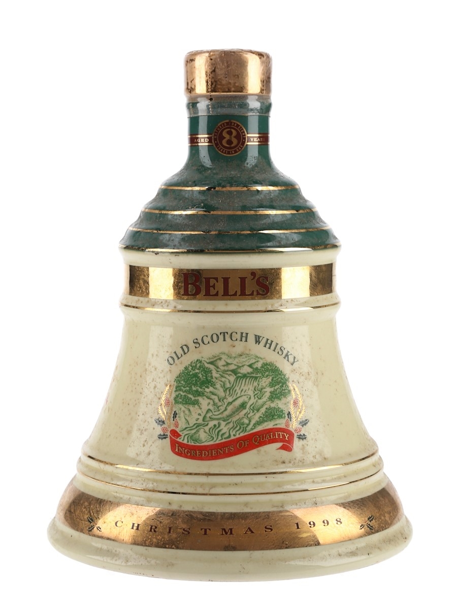 Bell's Christmas 1998 Ceramic Decanter Ingredients of Quality 70cl / 40%