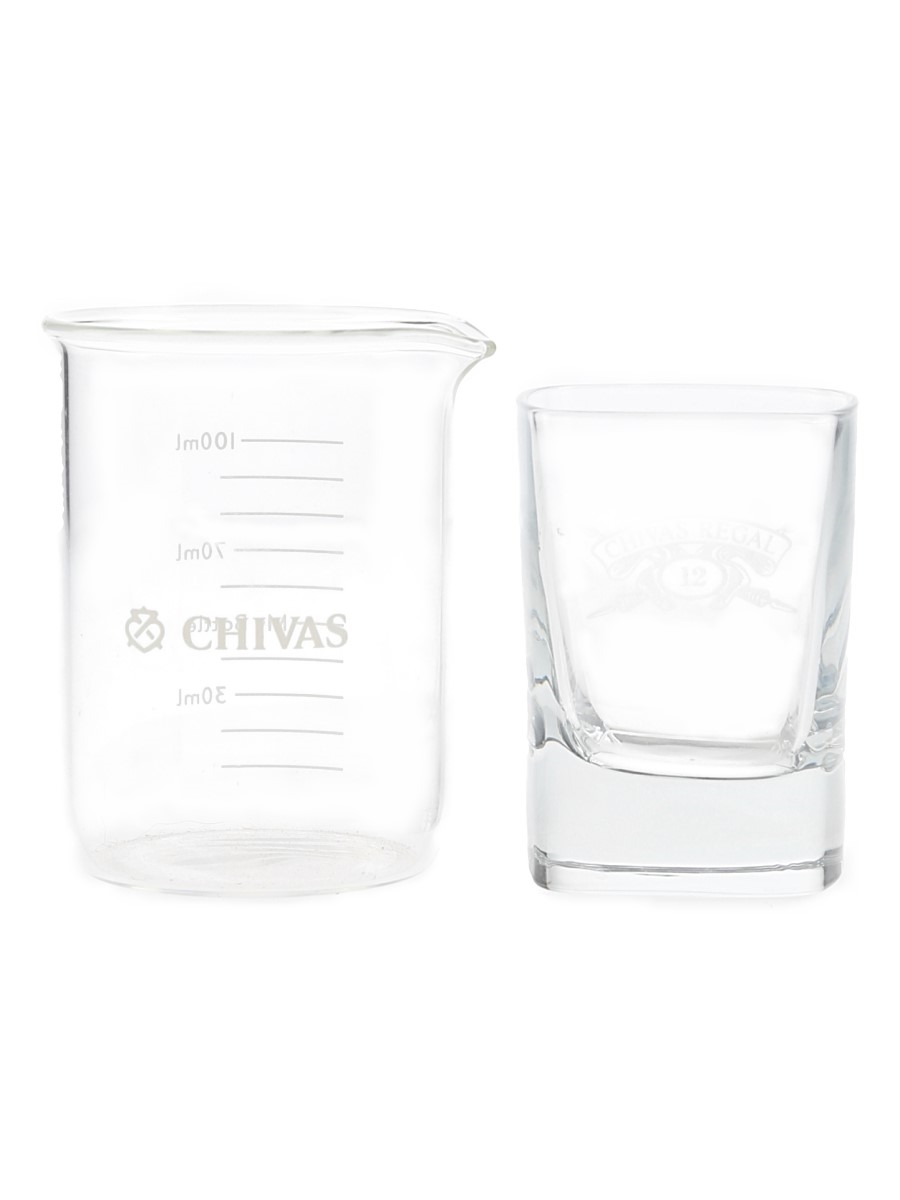 Chivas Regal Shot Glass & Measuring Jug  
