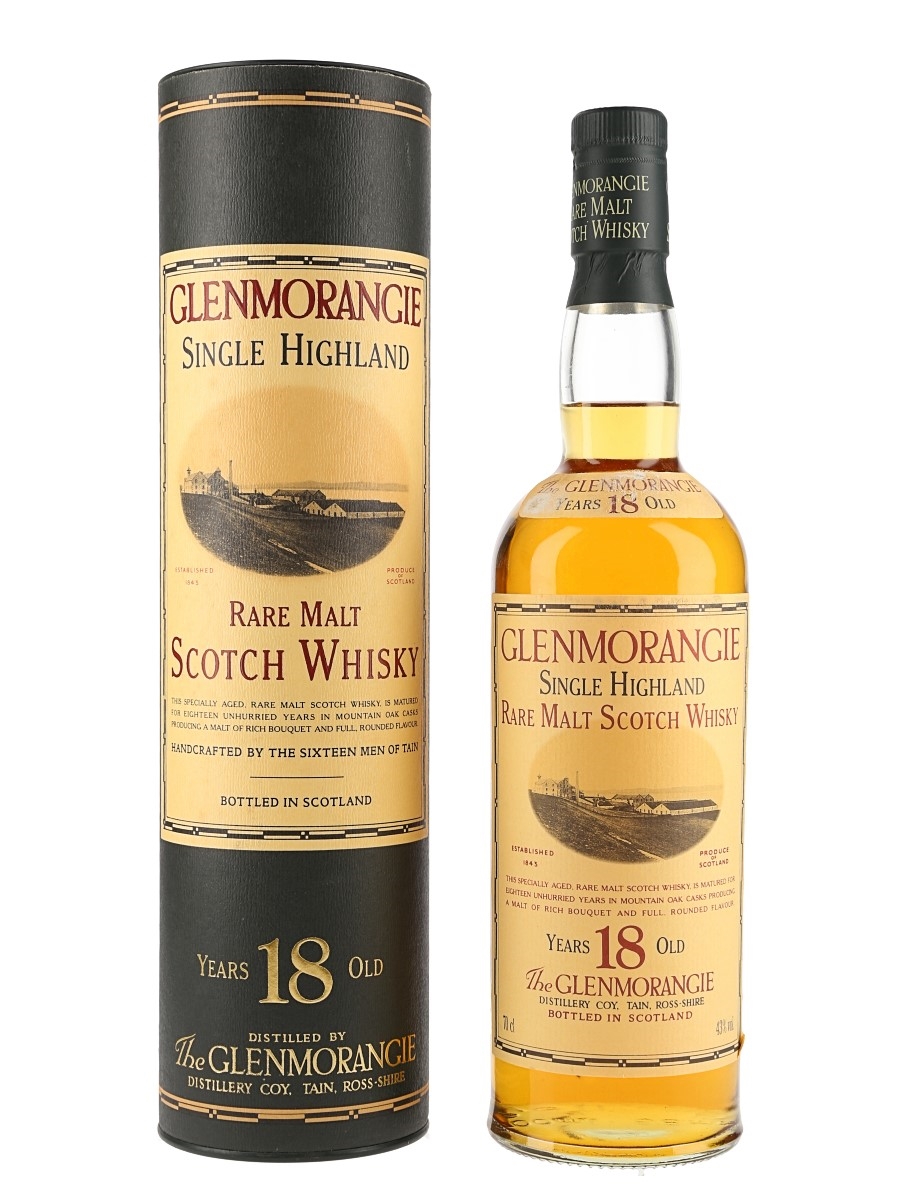 Glenmorangie 18 Year Old Bottled 1990s 70cl / 43%