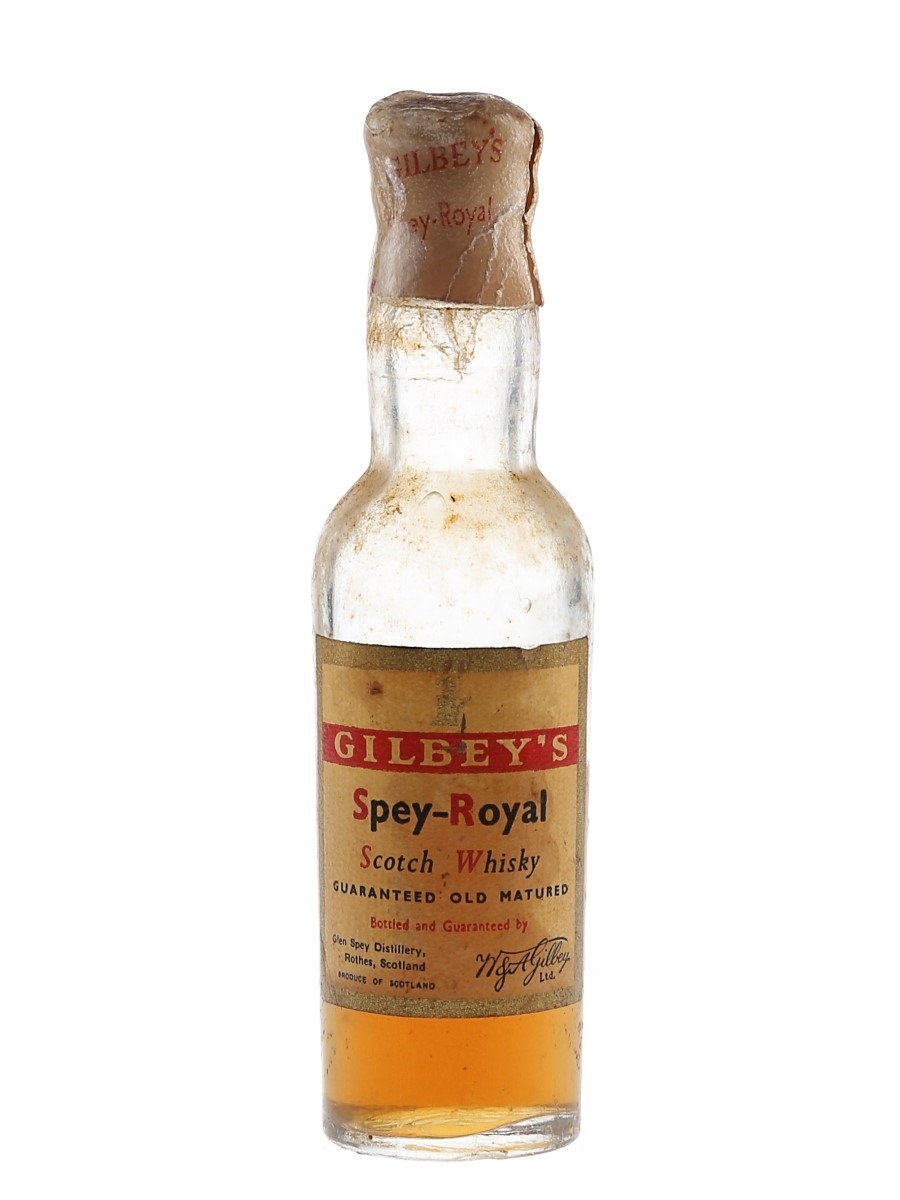 Gilbey's Spey Royal Bottled 1940s-1950s 5cl