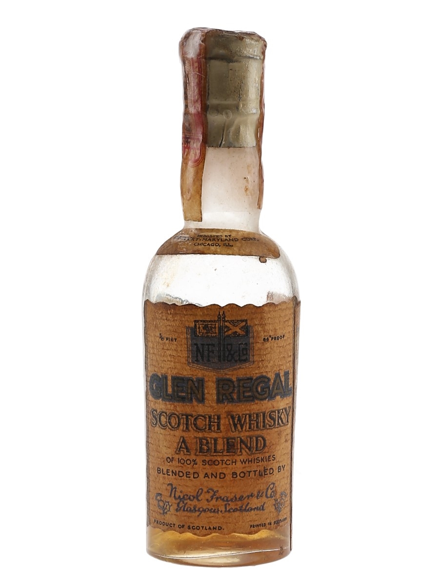 Glen Regal Bottled 1930s - Kentucky-Maryland Corp. 4.7cl / 43%