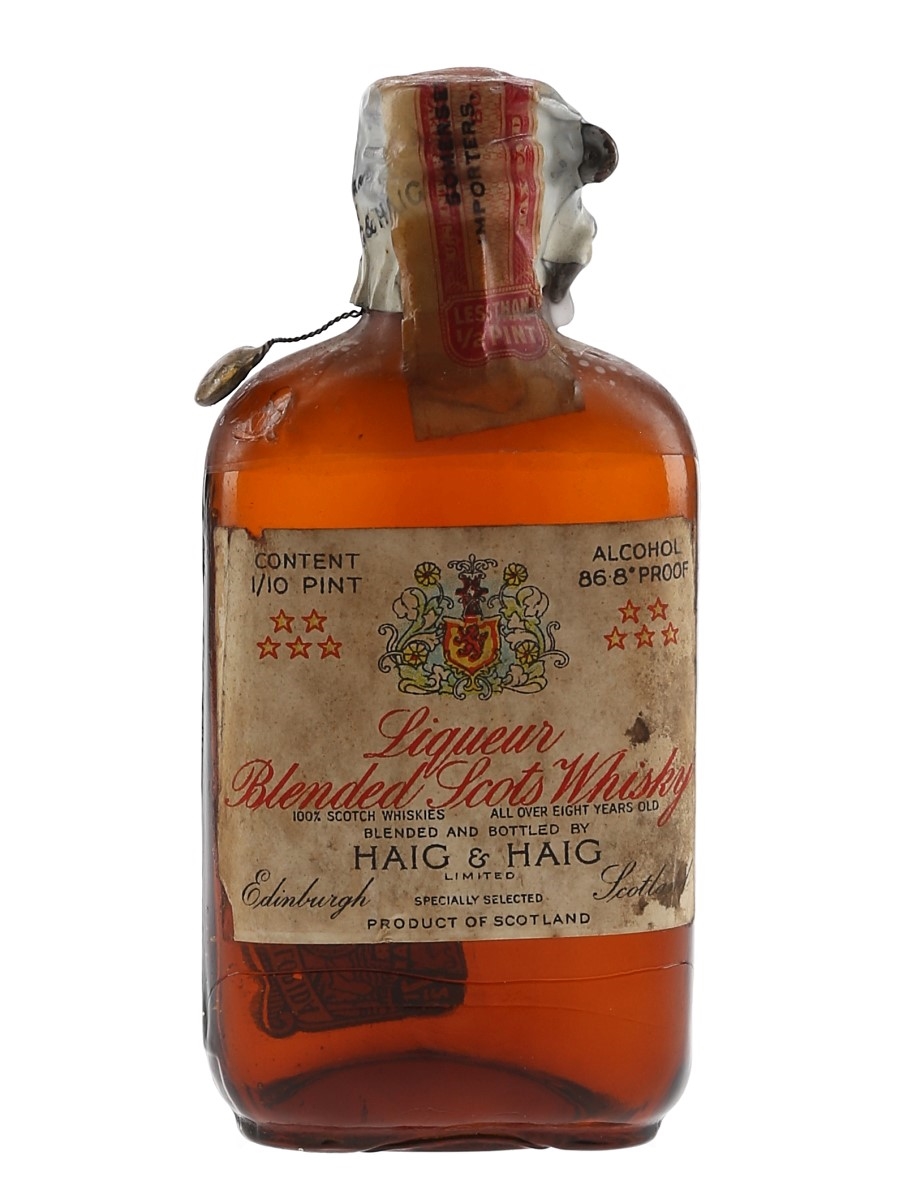 Haig & Haig Five Star 8 Year Old Spring Cap Bottled 1940s 4.7cl / 43.4%