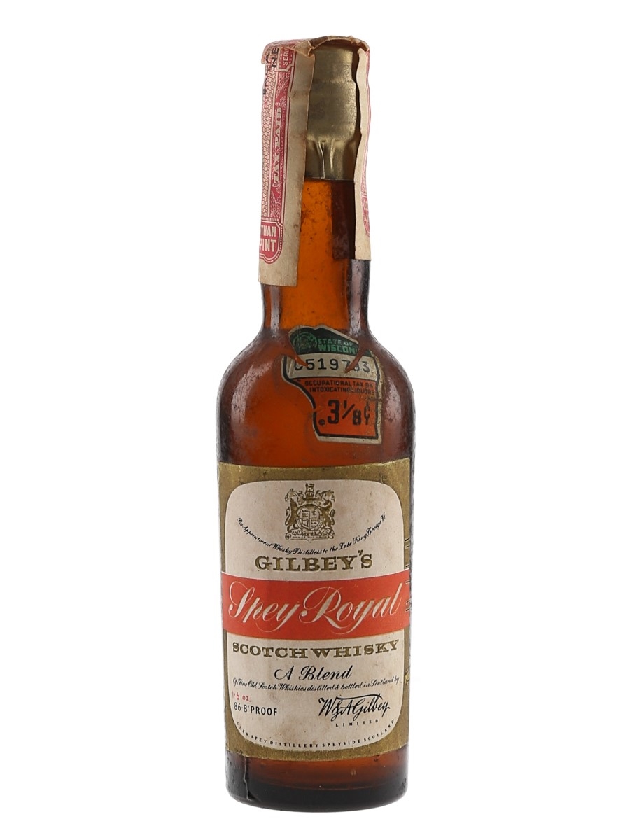 Gilbey's Spey Royal Bottled 1950s - Bacardi Imports Inc. 4.7cl / 43%