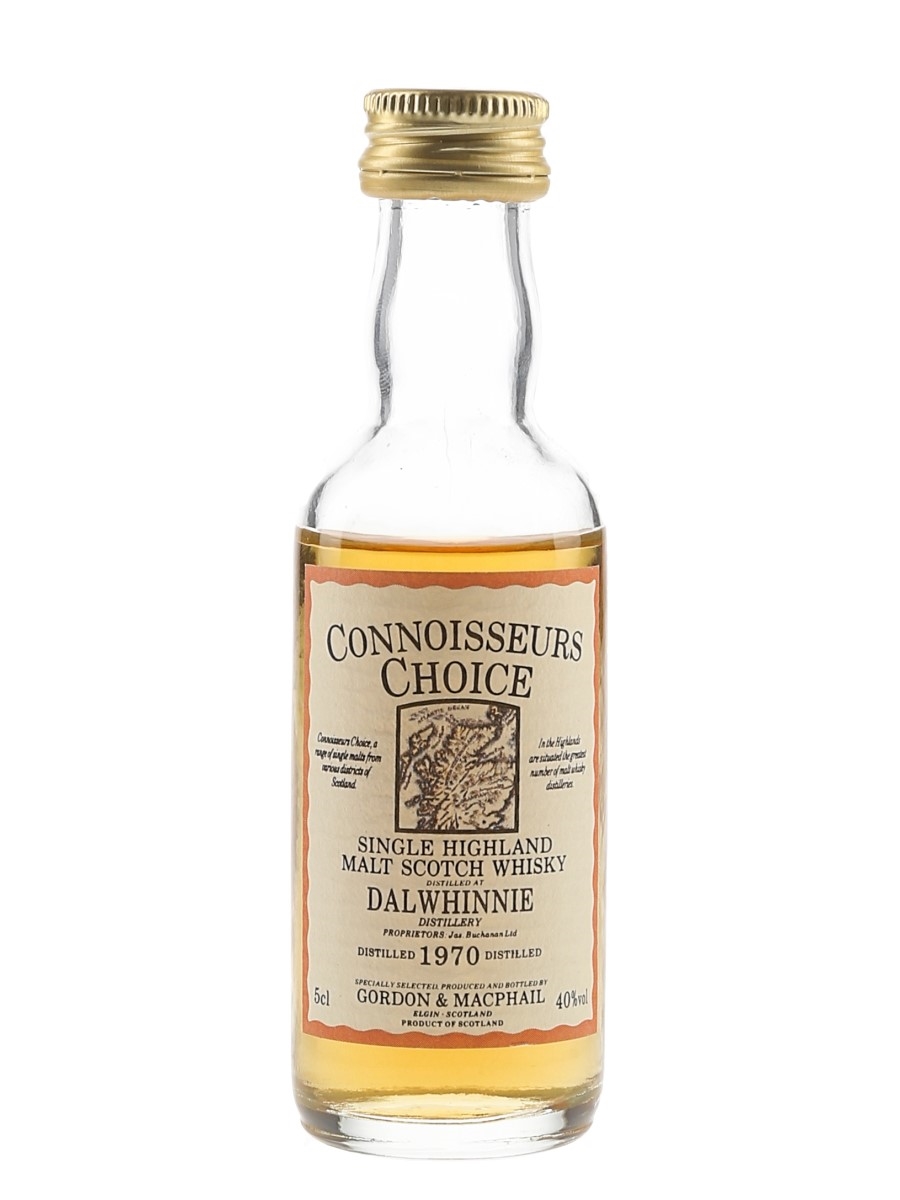 Dalwhinnie 1970 Connoisseurs Choice Bottled 1980s-1990s - Gordon & MacPhail 5cl / 40%