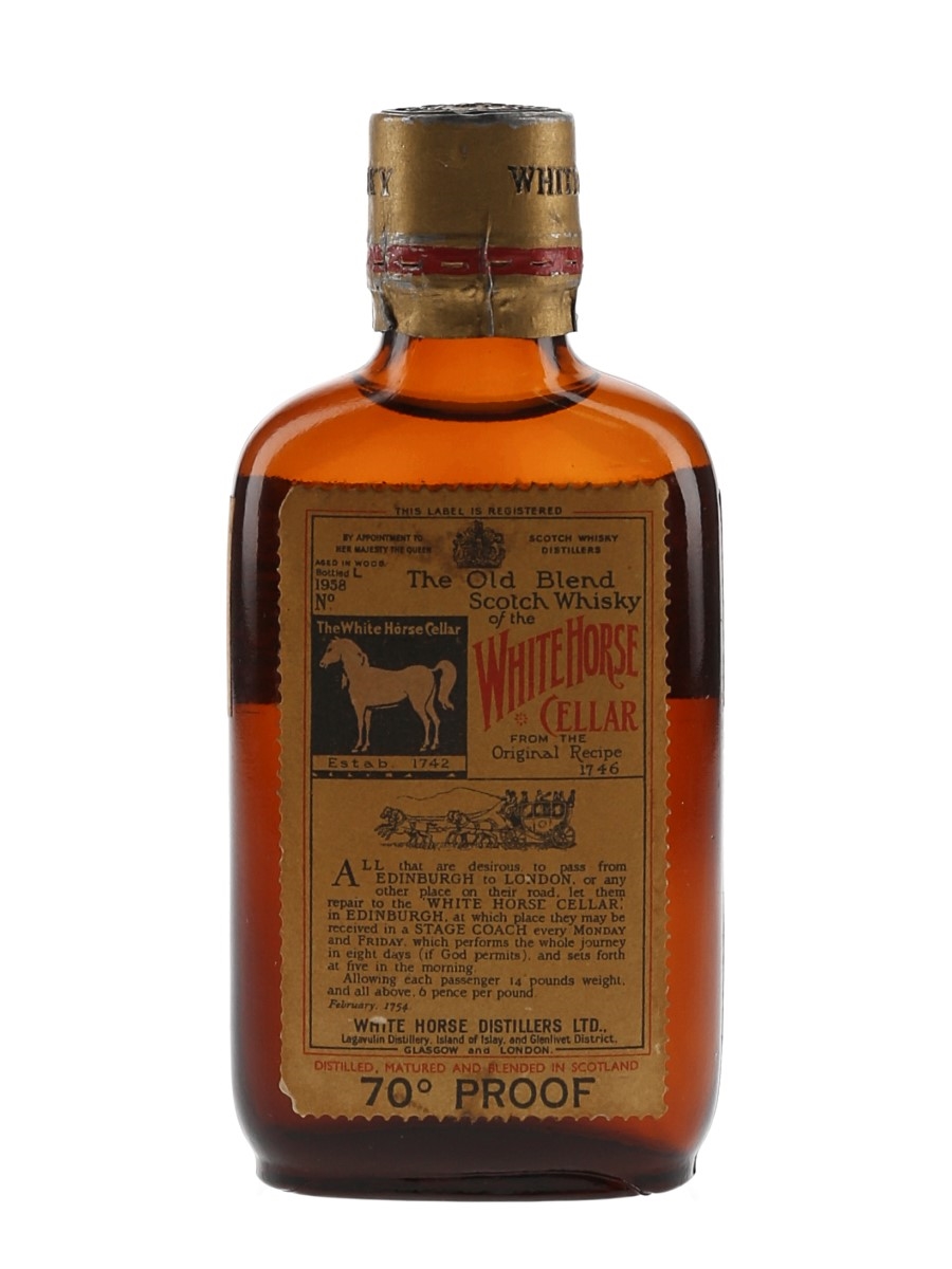 White Horse Bottled 1958 5cl / 40%