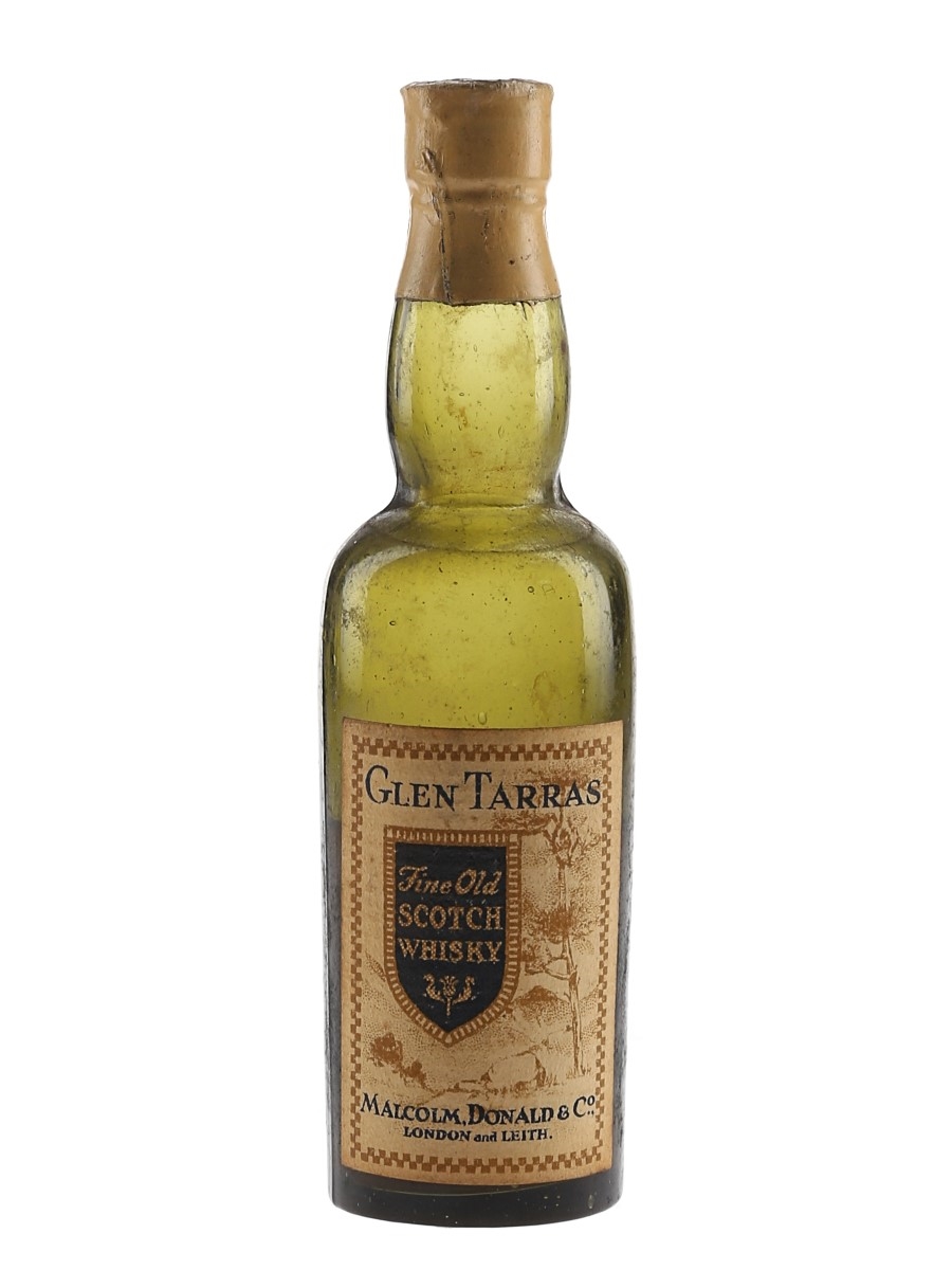Glen Tarras Special Liqueur Bottled 1930s-1940s - Malcolm, Donald & Co. 5cl