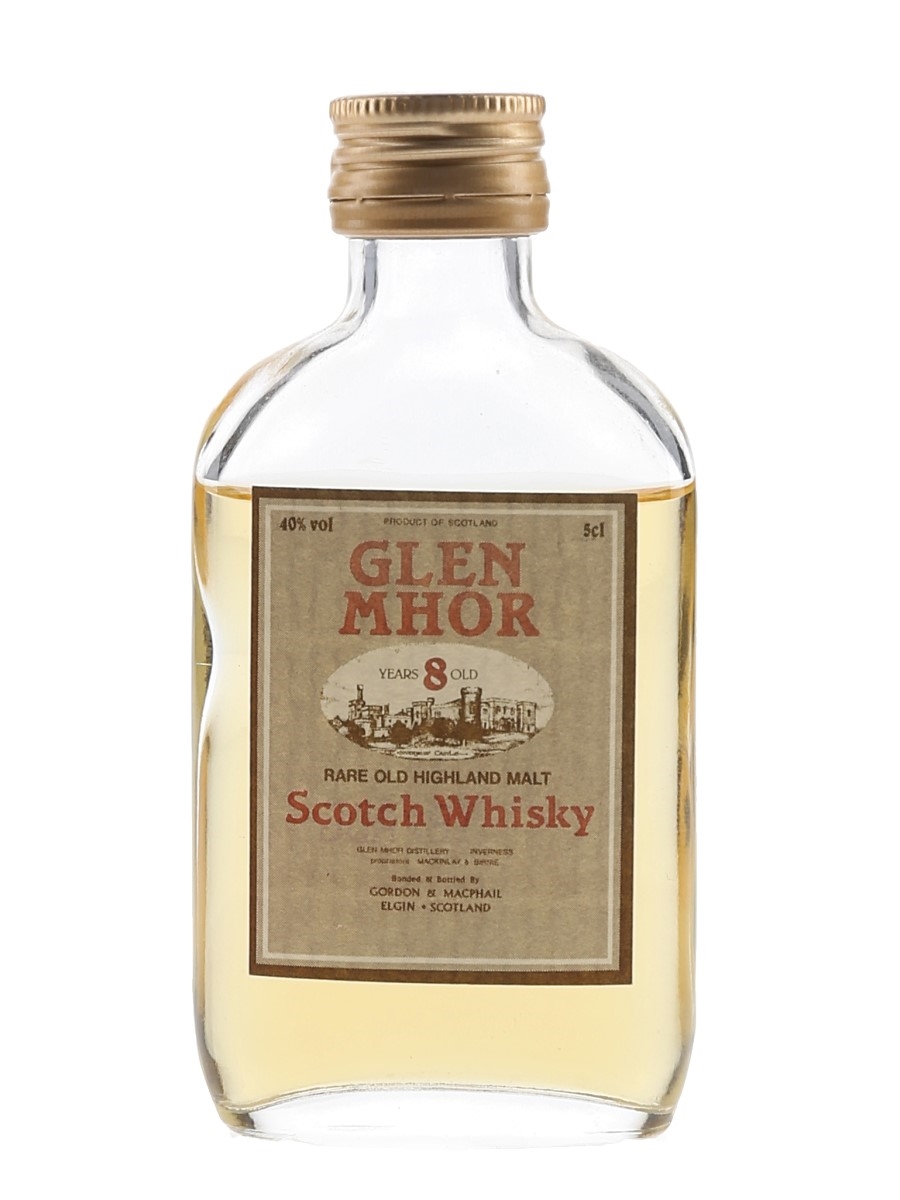 Glen Mhor 8 Year Old Bottled 1990s- Gordon & MacPhail 5cl / 40%