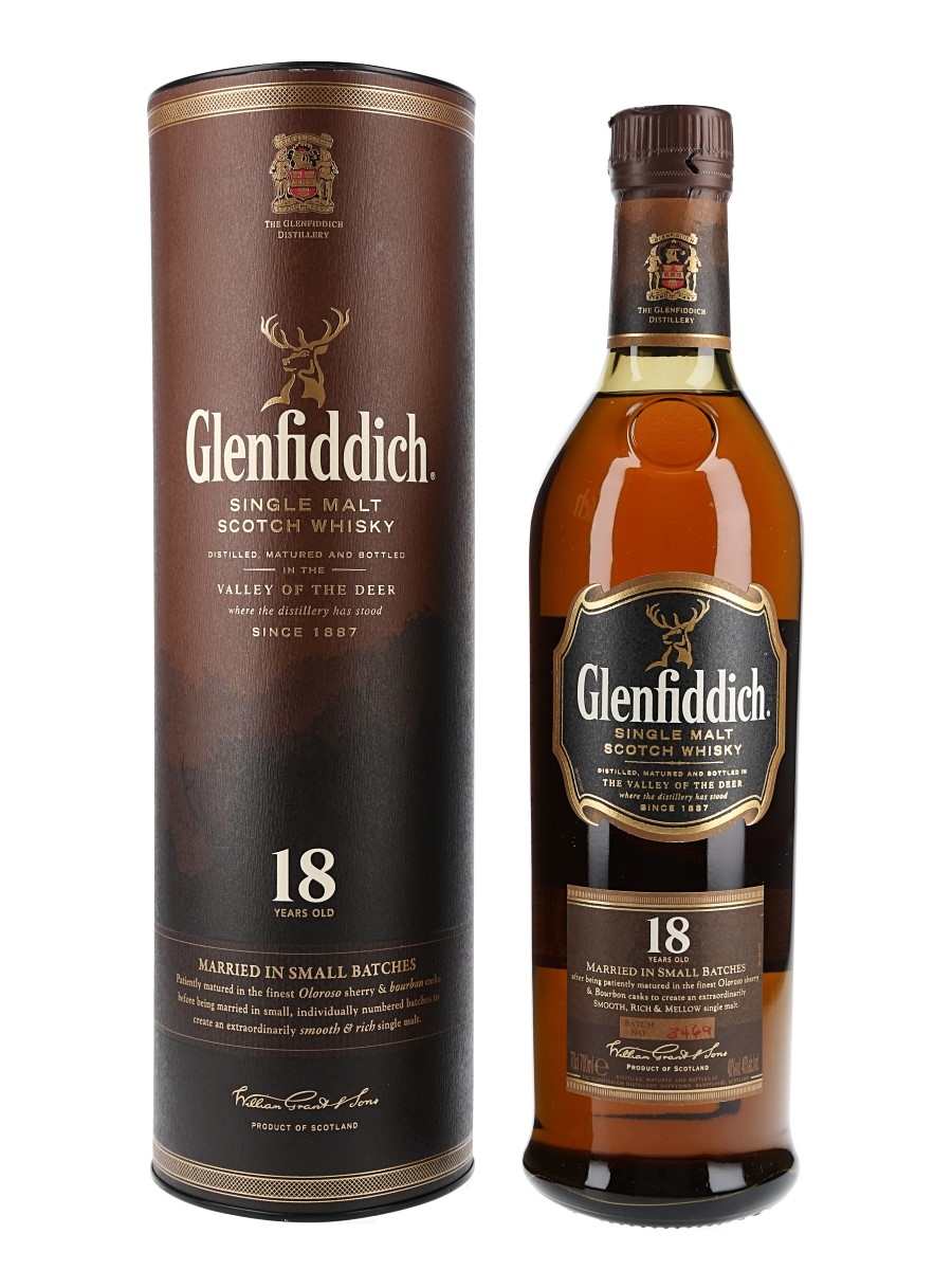 Glenfiddich 18 Year Old Batch Number 3469 70cl / 40%