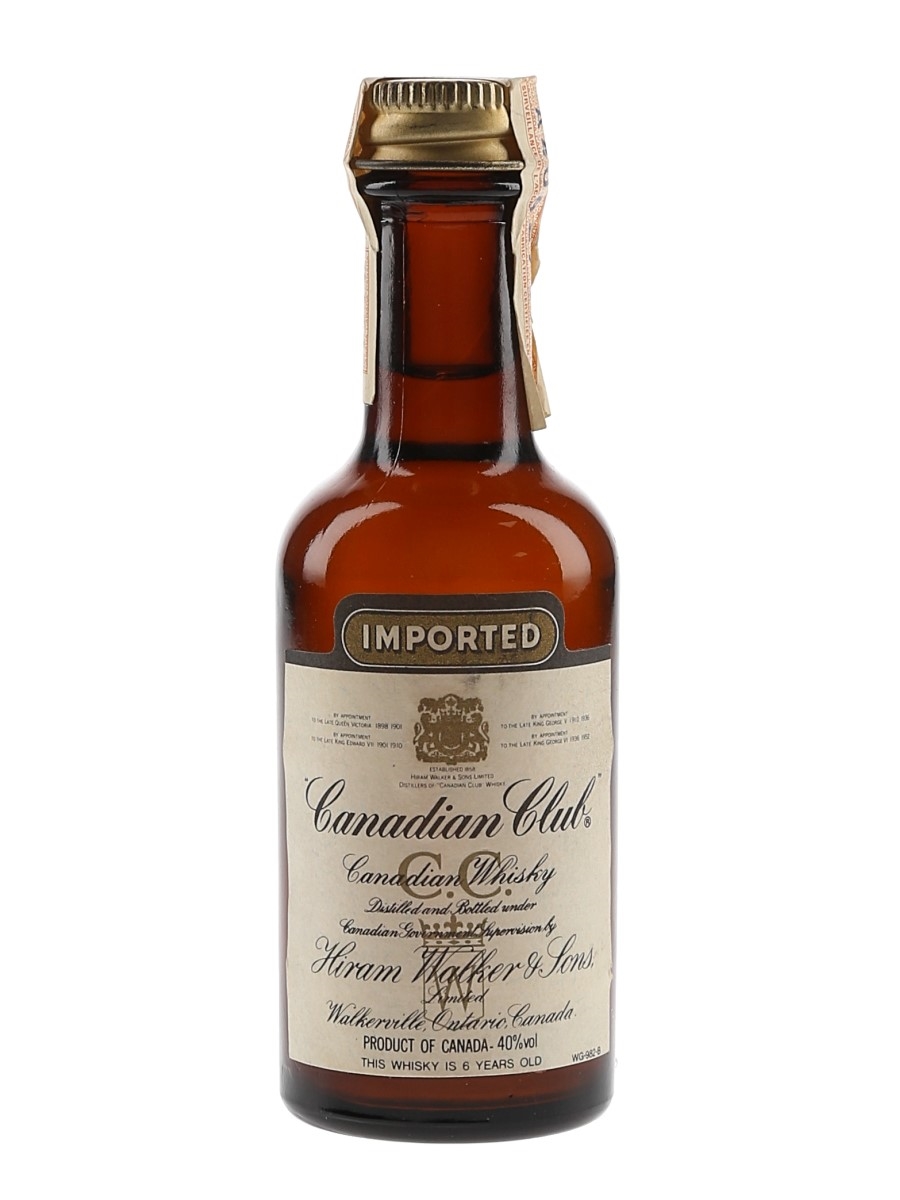 Canadian Club 1978 6 Year Old  5cl / 40%