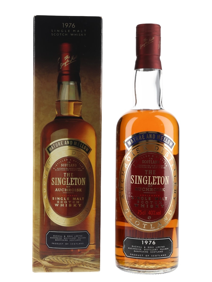 Singleton Of Auchroisk 1976 Bottled 1980s 75cl / 40%