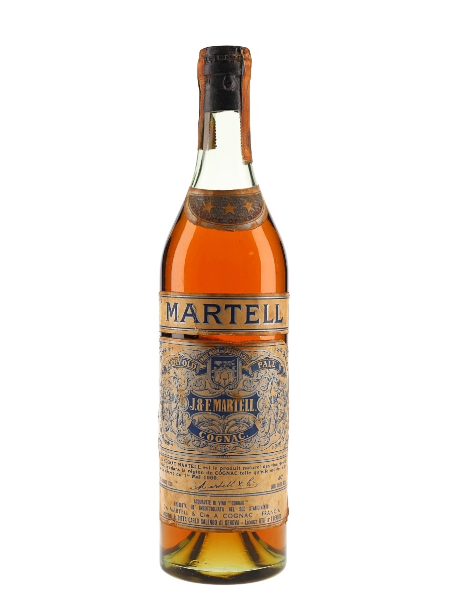 Martell 3 Star VOP Spring Cap Bottled 1950s-1960s - Carlo Salengo 73cl / 40%