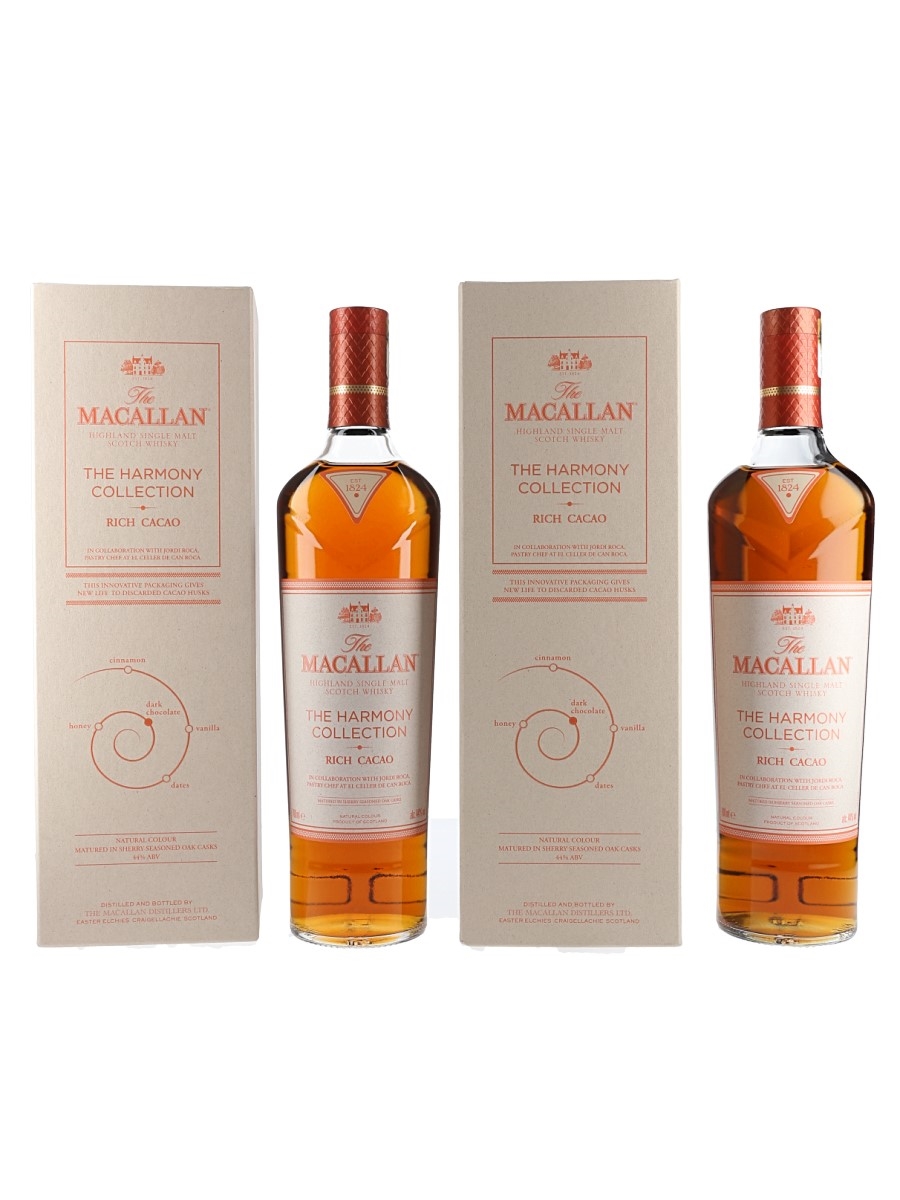 Macallan The Harmony Collection Rich Cacao  2x 70cl / 44%