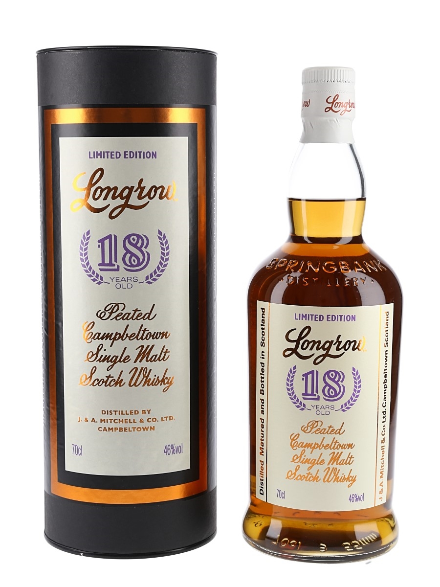 Longrow 18 Year Old Bottled 2021 70cl / 46%