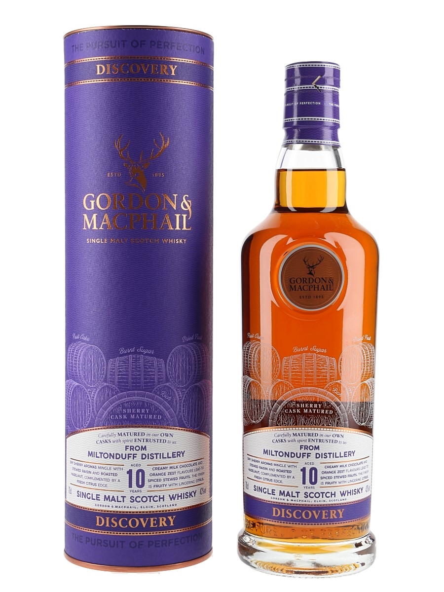 Miltonduff 10 Year Old Discovery Bottled 2020 - Gordon & MacPhail 70cl / 43%
