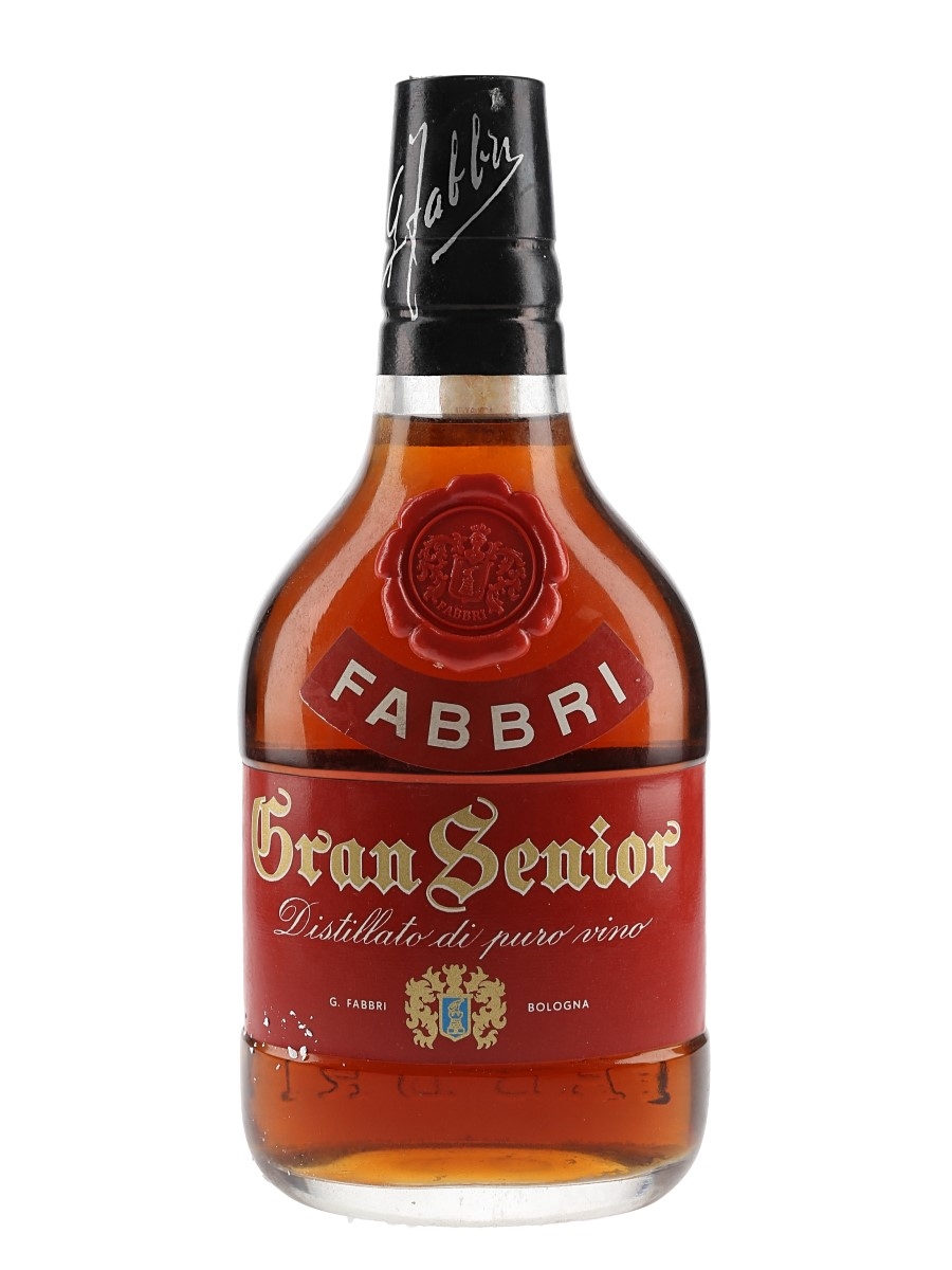Fabbri Gran Senior Brandy Bottled 1970s 75cl / 42%