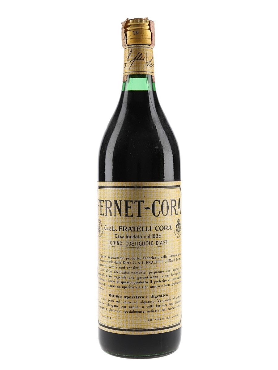 Fernet Cora Bottled 1970s 100cl / 45%