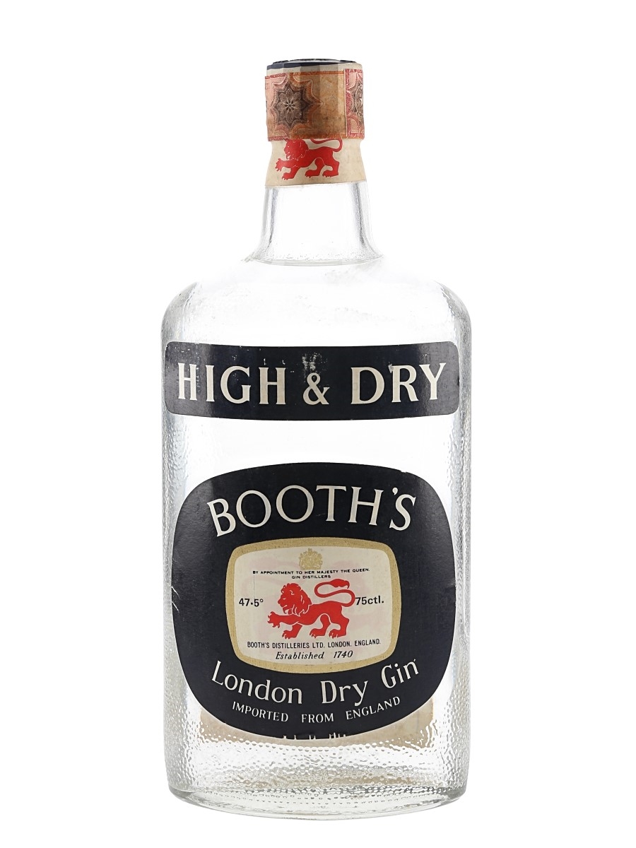 Booth's High & Dry Bottled 1960s-1970s 75cl / 47.5%