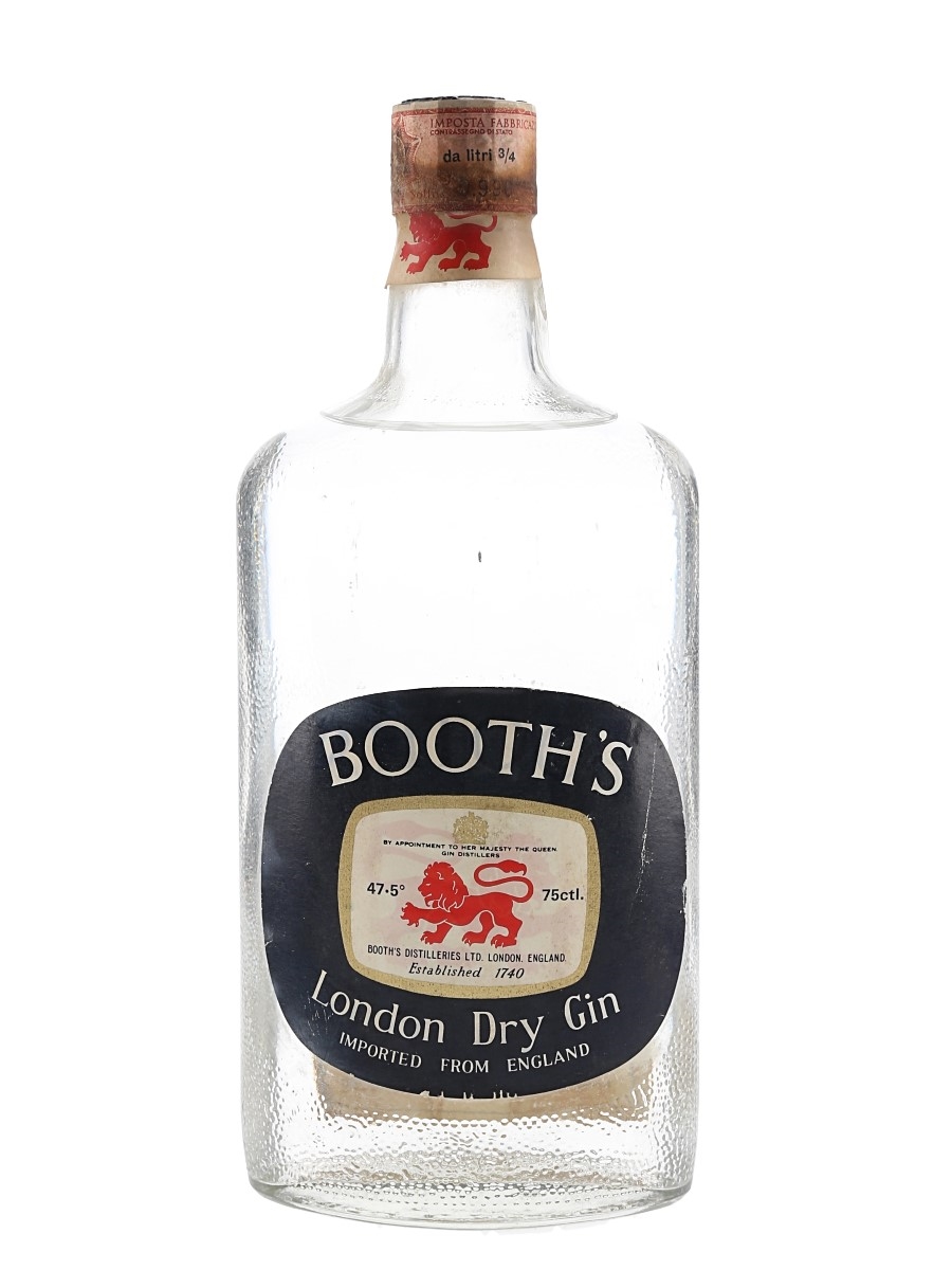 Booth's High & Dry Bottled 1960s-1970s 75cl / 47.5%