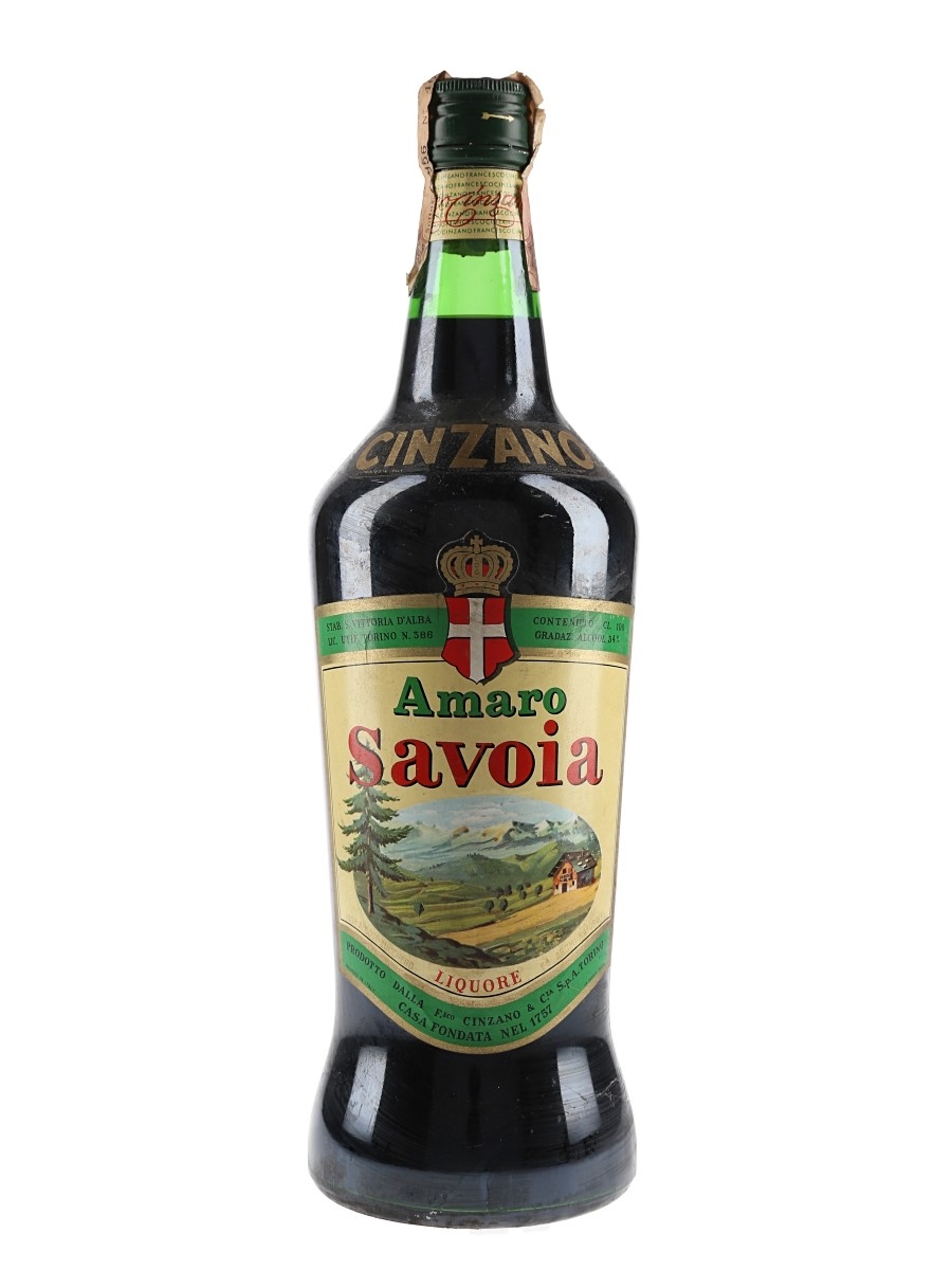 Cinzano Amaro Savoia Bottled 1970s 100cl / 34%