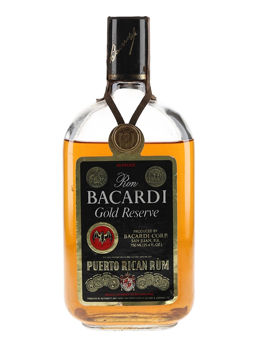Bacardi Gold Reserve Bottled 1980s 75cl / 40%