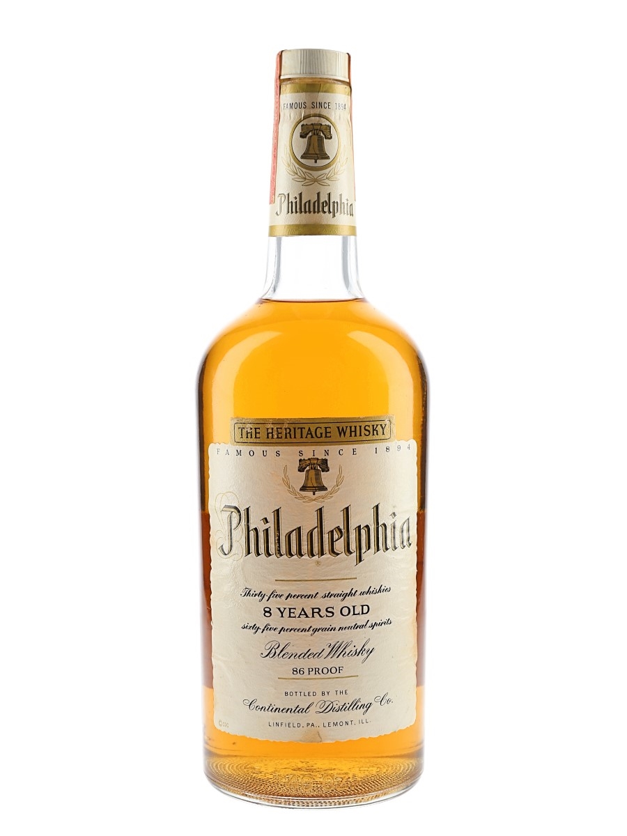 Philadelphia 8 Year Old Bottled 1960s-1970s 113.6cl / 43%