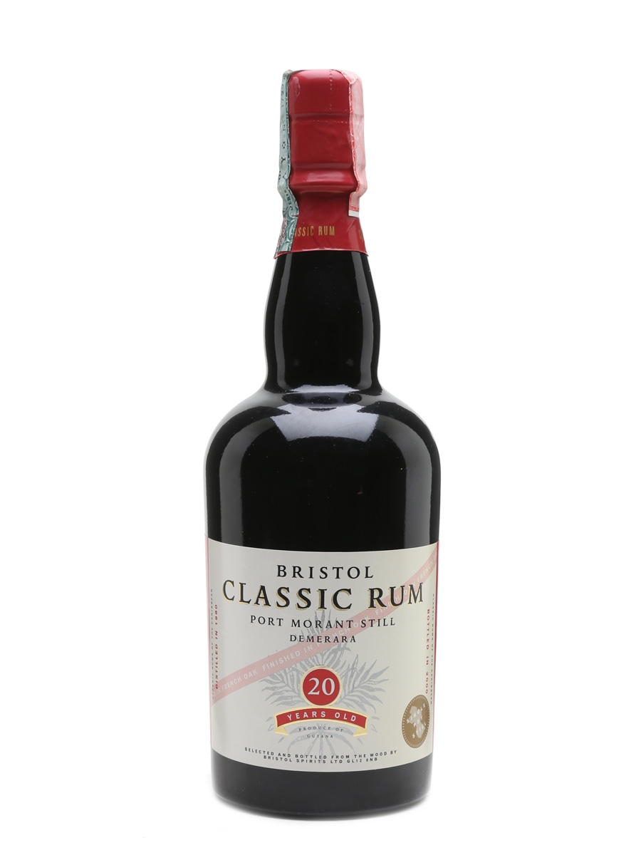 Bristol Classic Port Morant 20 Year Old Demerara Rum Distilled 1980, Bottled 2000 70cl / 46%