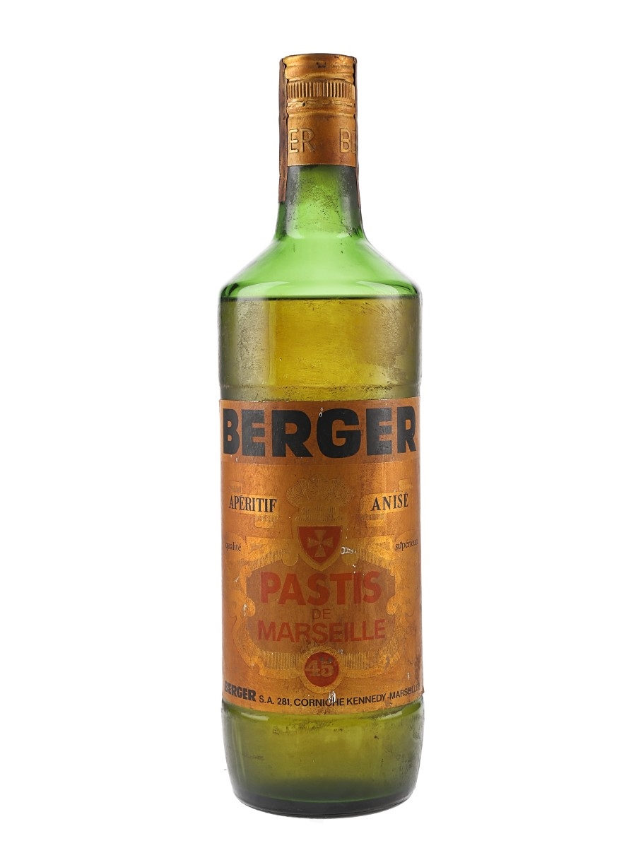 Berger 45 Pastis Bottled 1970s 98cl / 45%