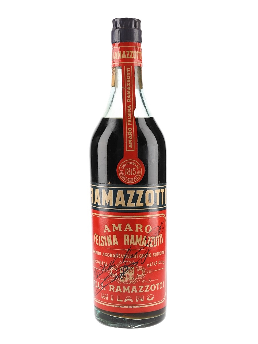 Ramazzotti Amaro Bottled 1950s 75cl