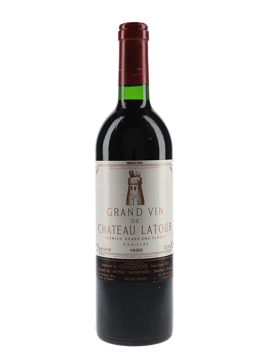 Chateau Latour 1986 - Lot 124591 - Buy/Sell Bordeaux Wine Online