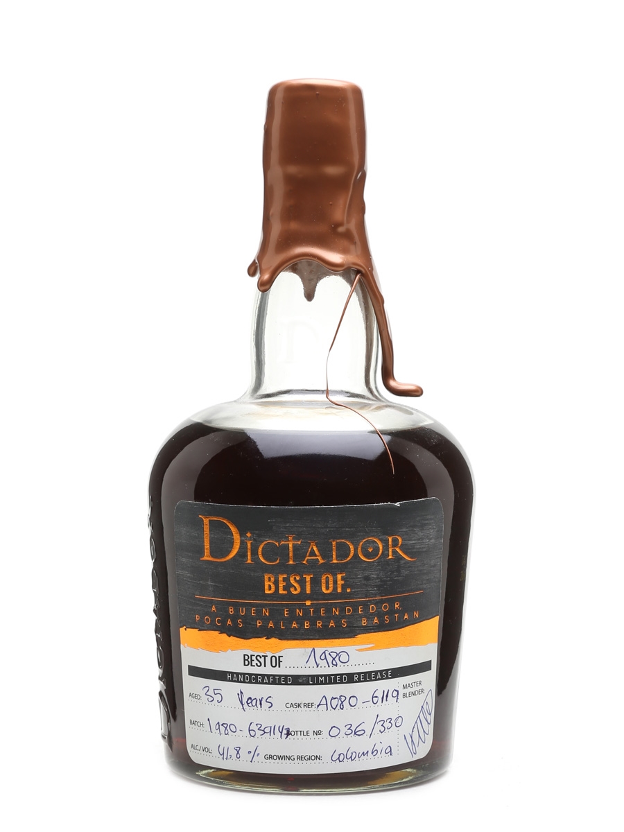 Dictador Best Of 1980 Rum 35 Year Old 70cl / 41.8%
