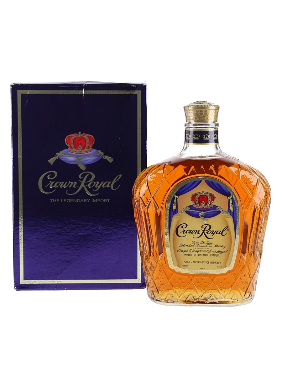Crown Royal Fine De Luxe Bottled 1980s-1990s 75cl / 40%
