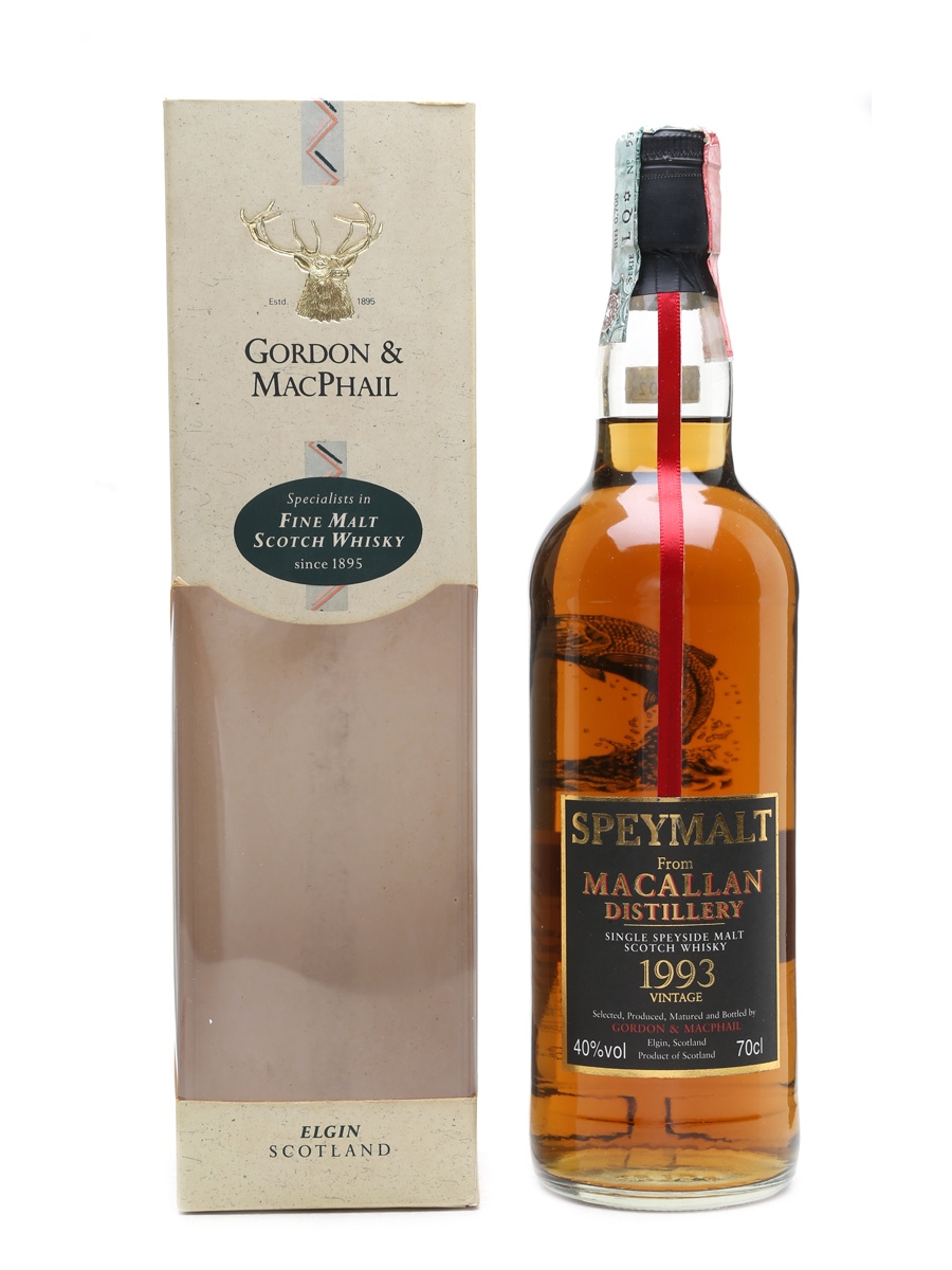 Macallan 1993 Speymalt Bottled 2002 - Gordon & MacPhail 70cl / 40%