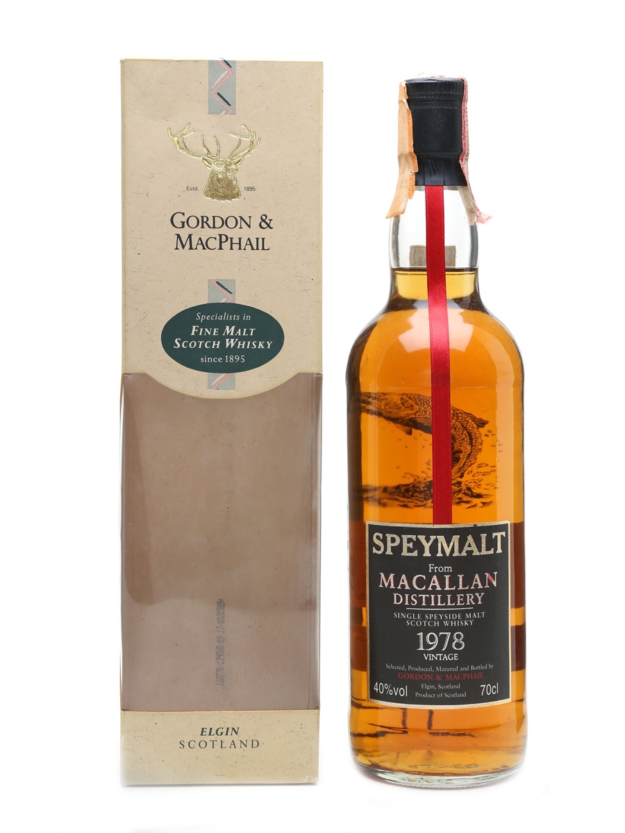 Macallan 1978 Speymalt Bottled 1998 - Gordon & MacPhail 70cl / 40%