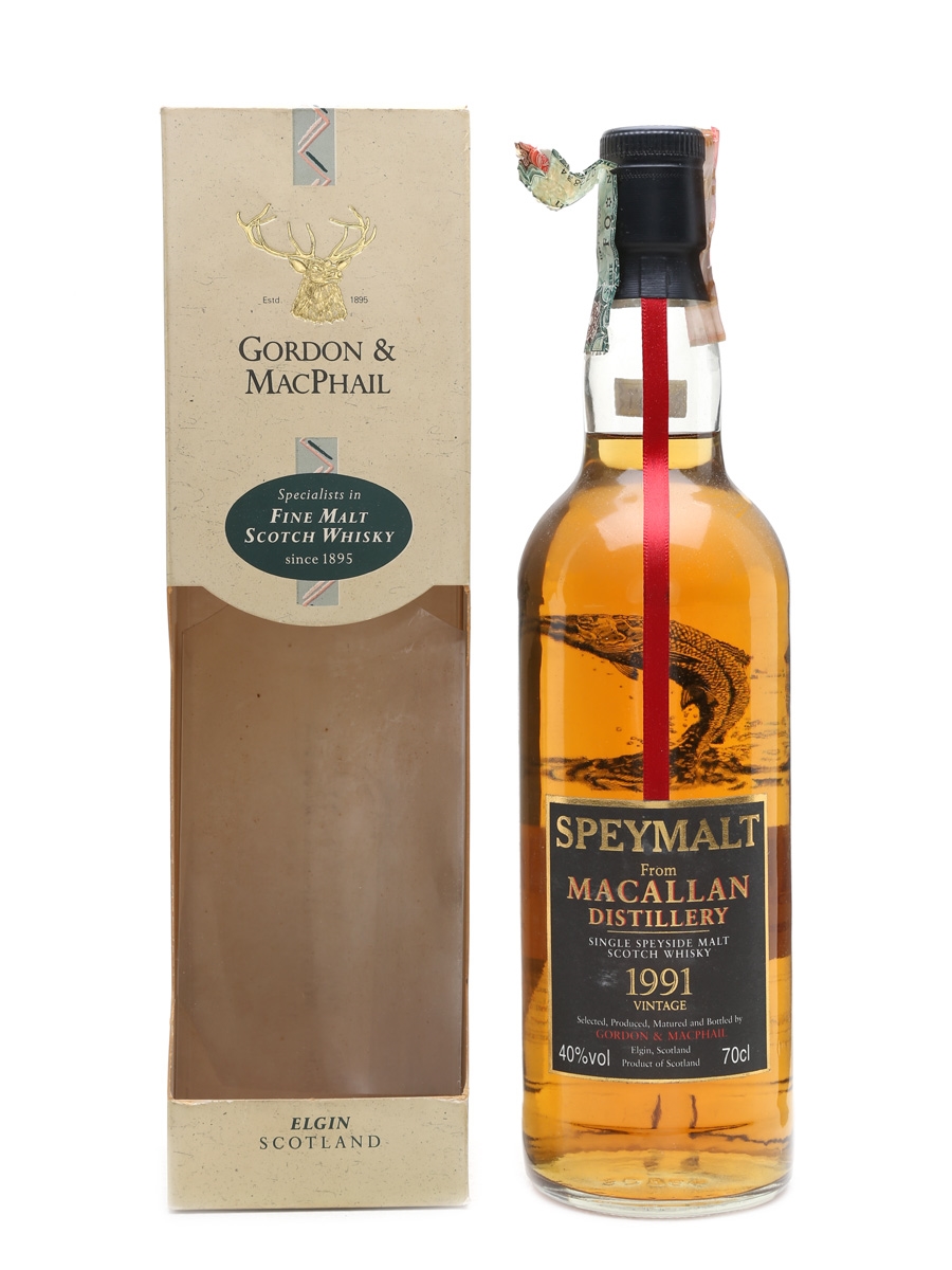 Macallan 1991 Speymalt Bottled 2001 - Gordon & MacPhail 70cl / 40%